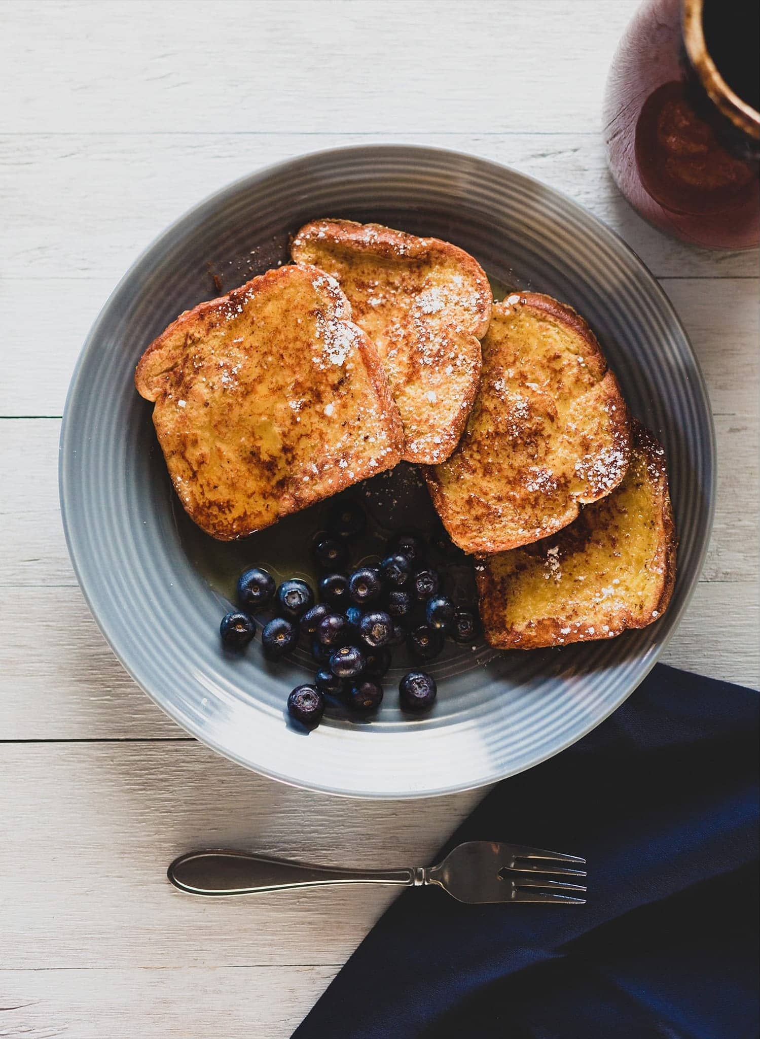 French toast and berriess